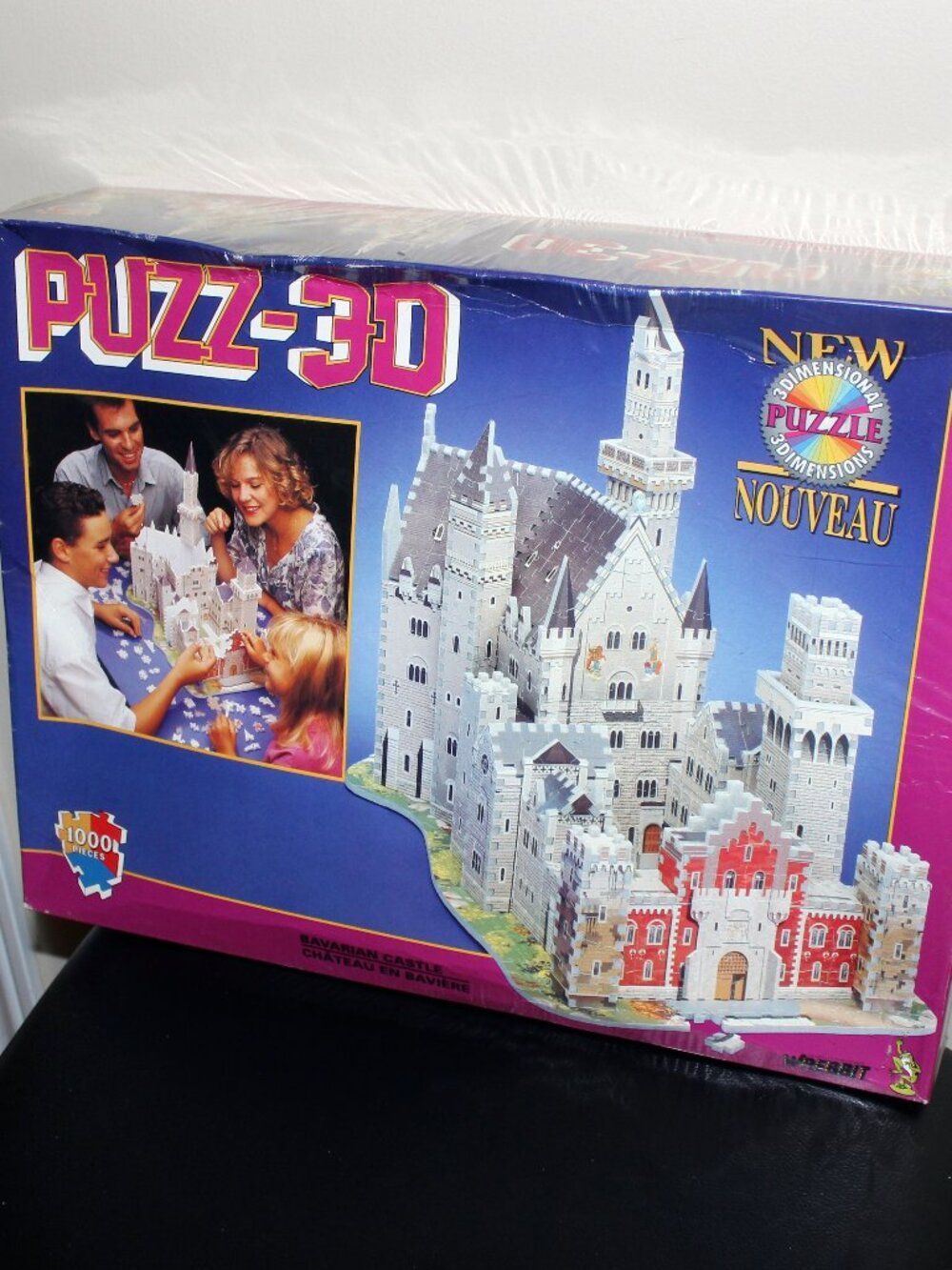 3/$118❤️sealed vintage 1996 Wrebbit PUZZ-3D Bavarian Castle 3D puzzle